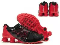 nike shox promos agent rivaly noir rouge hommes chaussures